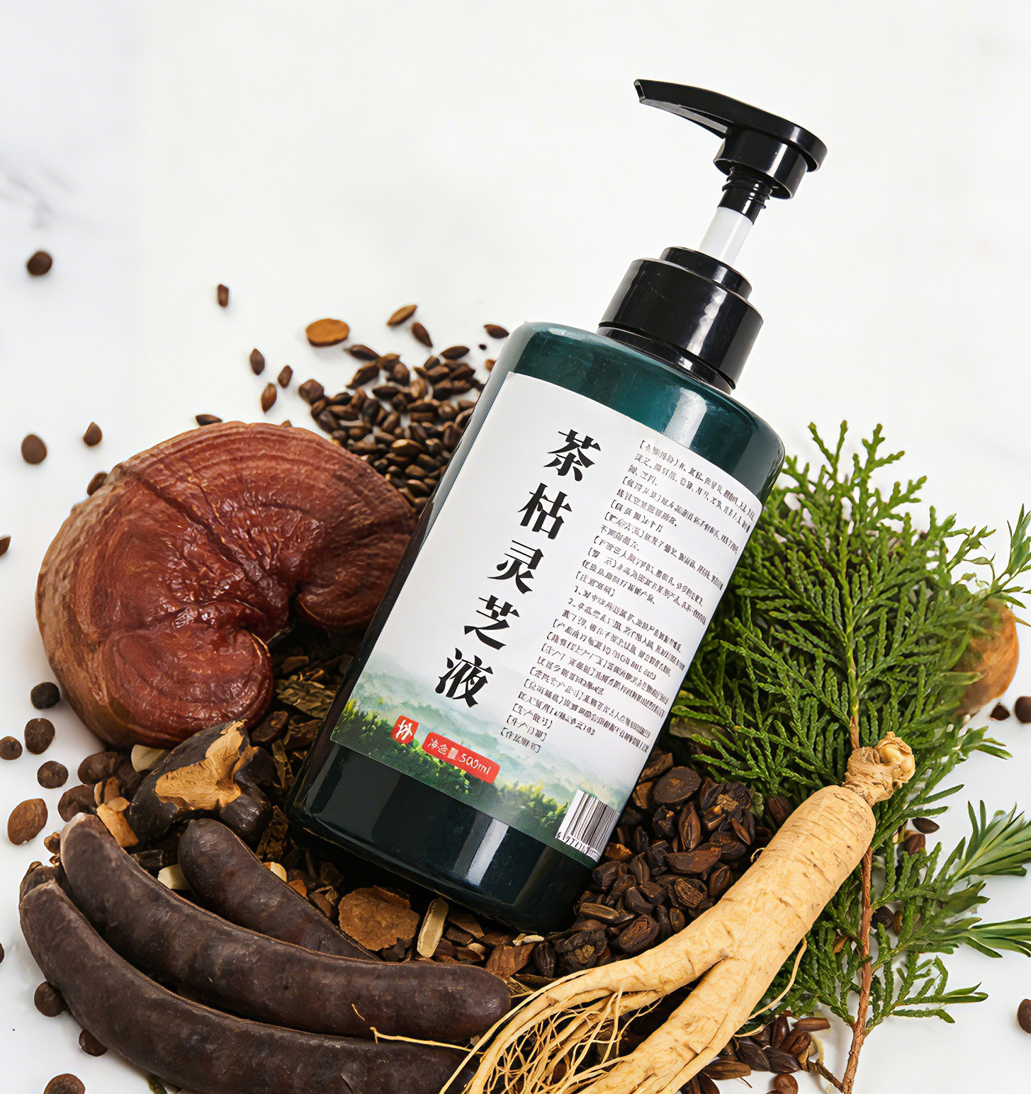 茶枯灵芝皂液500ml