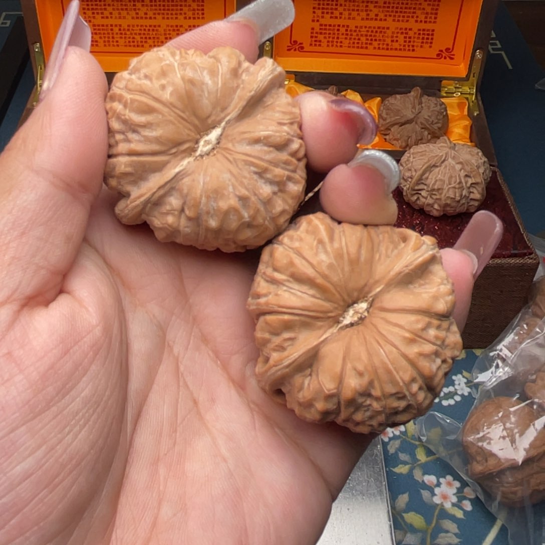 文玩核桃把件b****I南瓜墩43