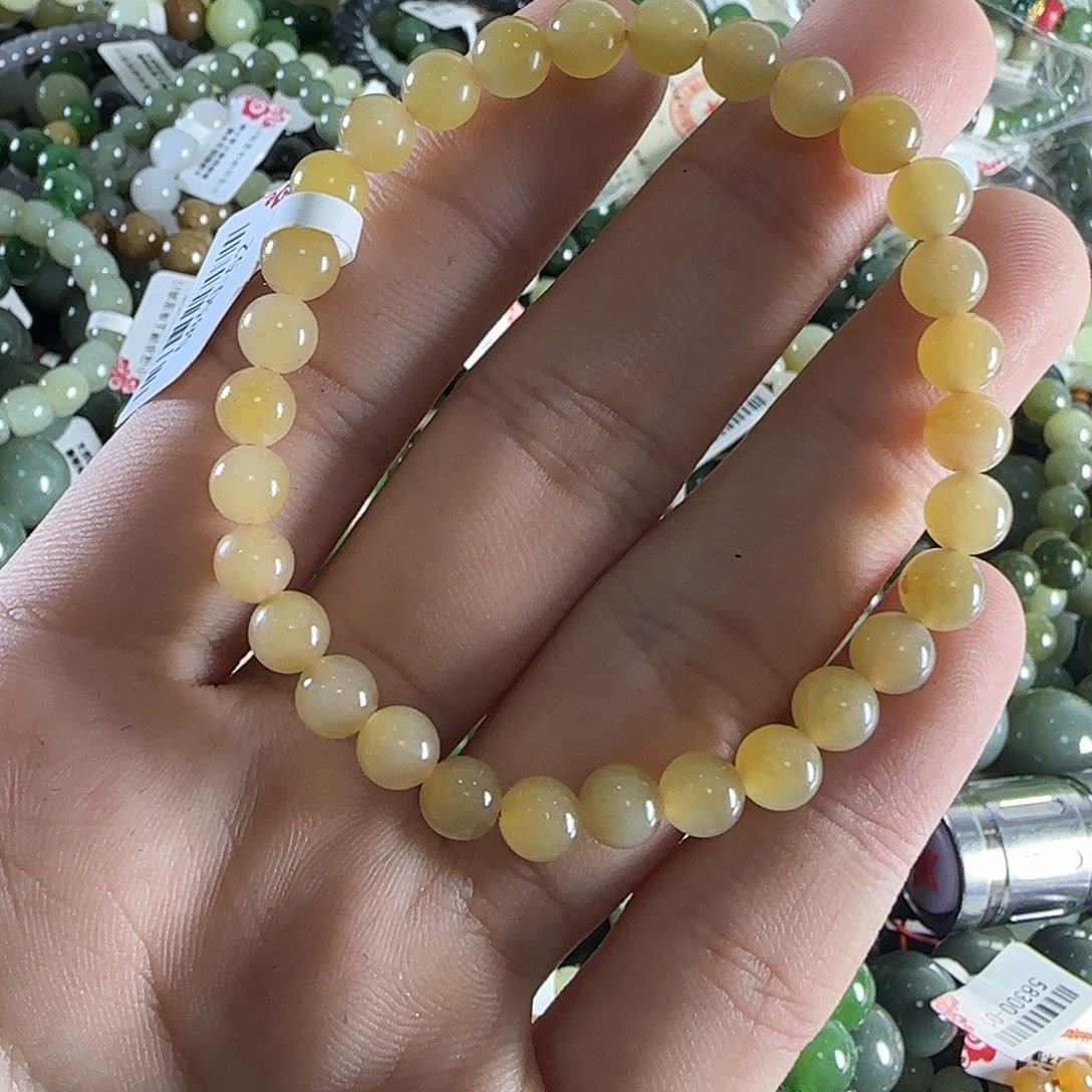 和田玉手链未镶嵌165