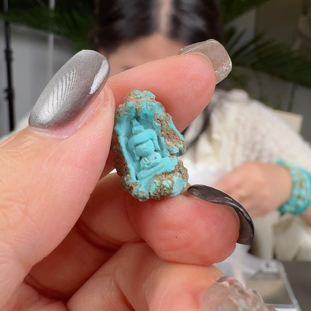 绿松石珠宝奇石未镶嵌