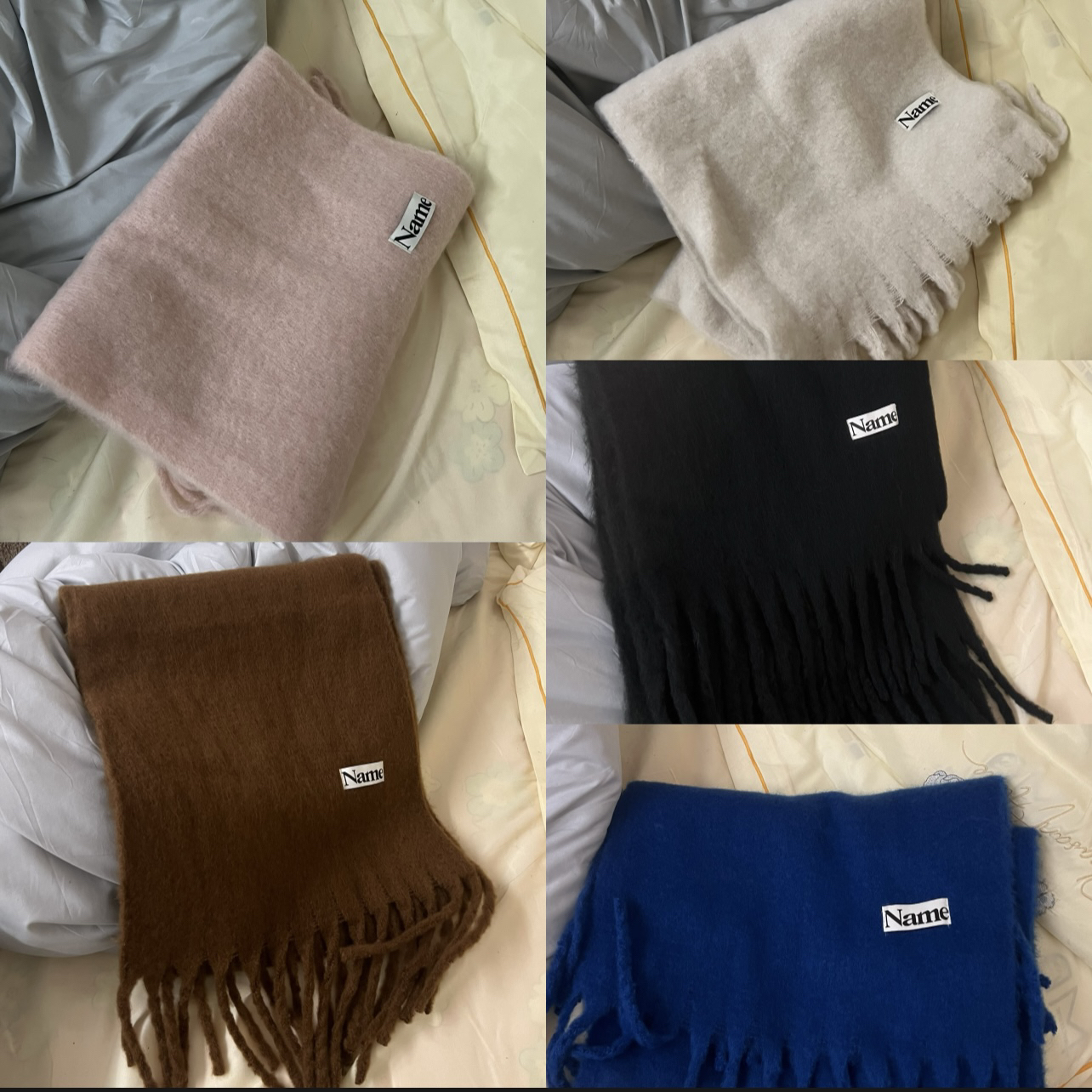 无品牌2022年冬季时尚百搭保暖彩色披肩围巾WJ-09