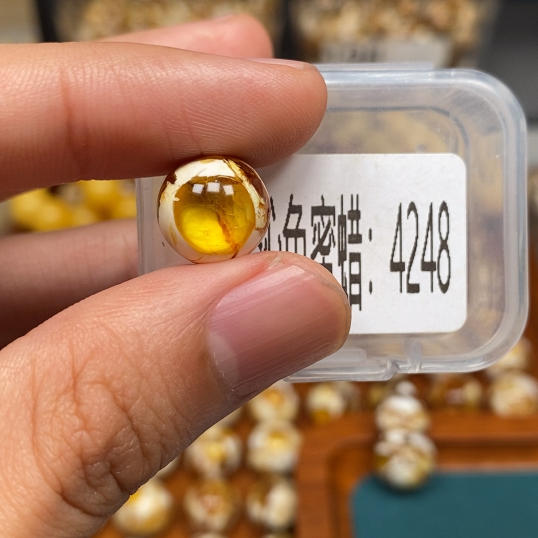 蜜蜡未镶嵌珠宝奇石4248