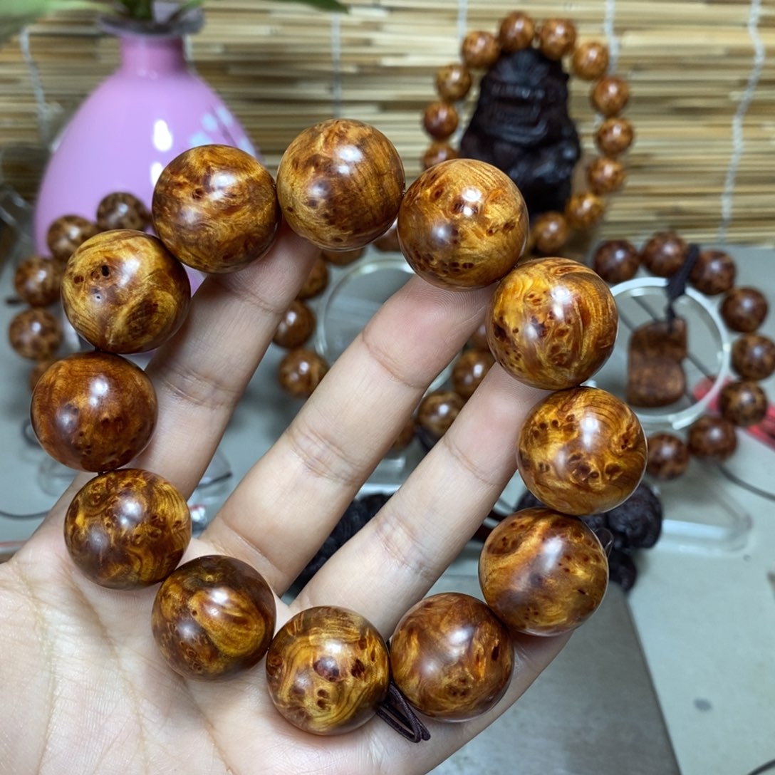 乐***爸柏木（崖柏）手串/手链