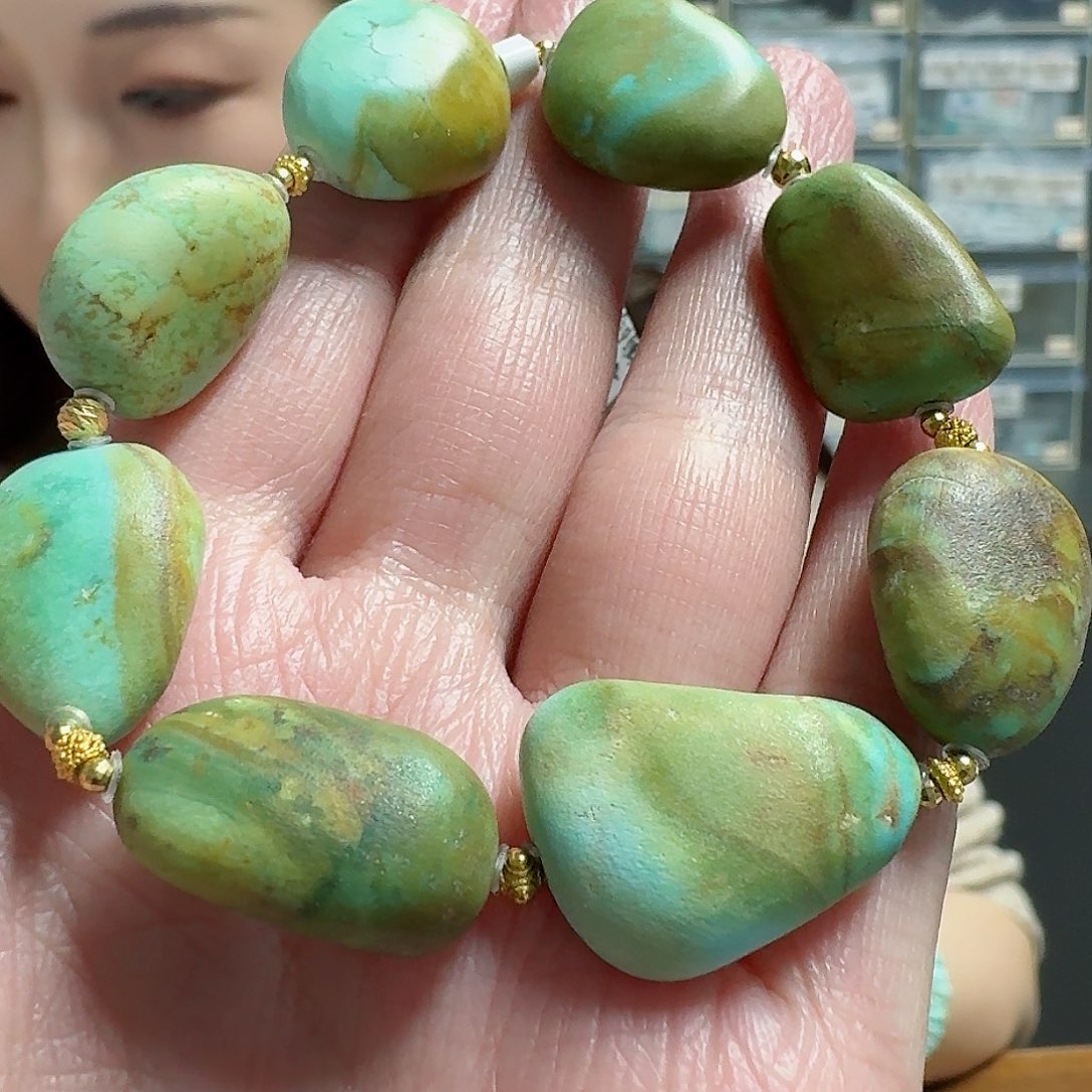 绿松石珠宝奇石未镶嵌