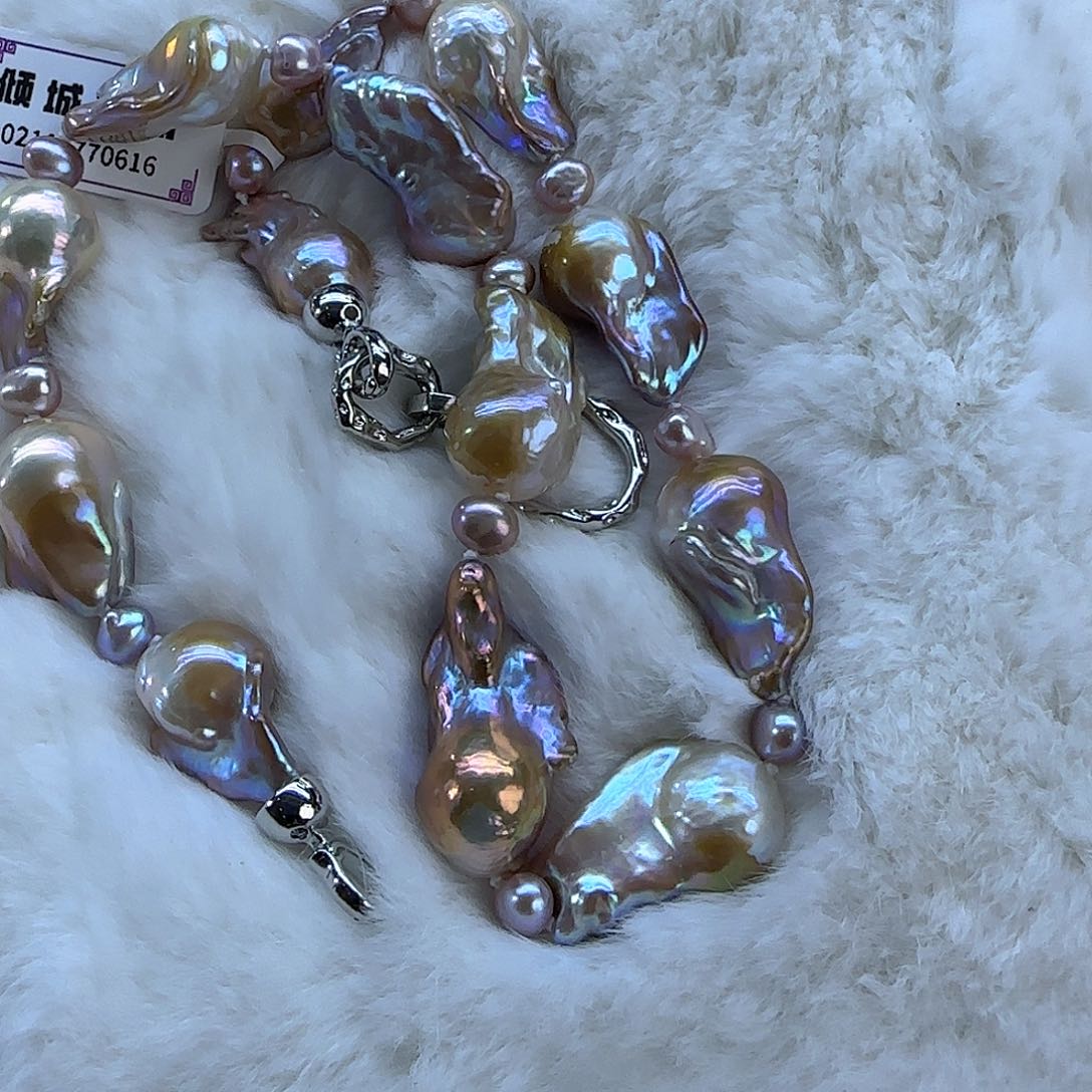 未镶嵌项链定制758淡水珍珠小*