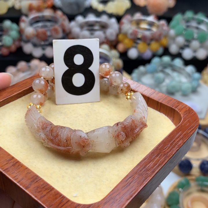 石英质玉手链未镶嵌