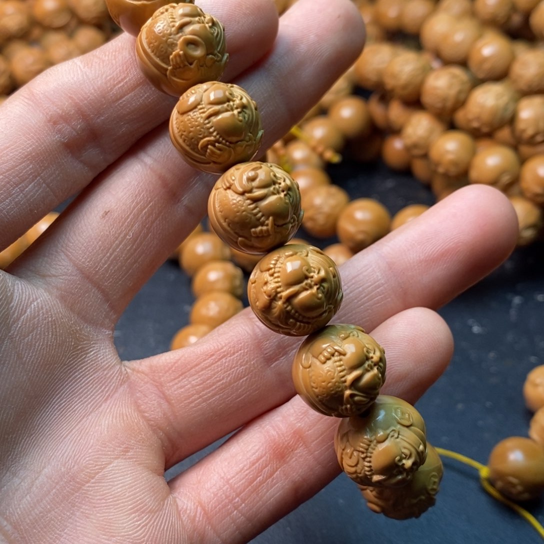 猴头核桃手串新款横财神