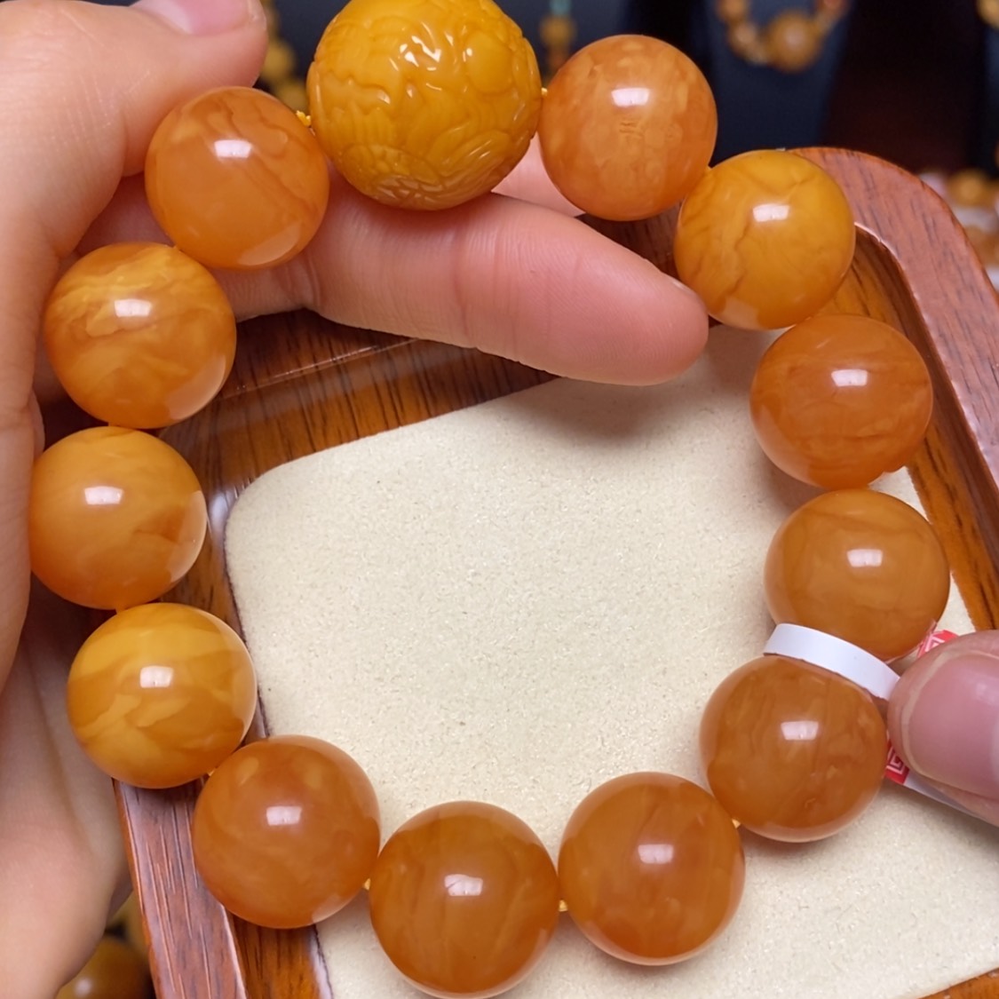 【闪购商品】蜜蜡手链未镶嵌手串