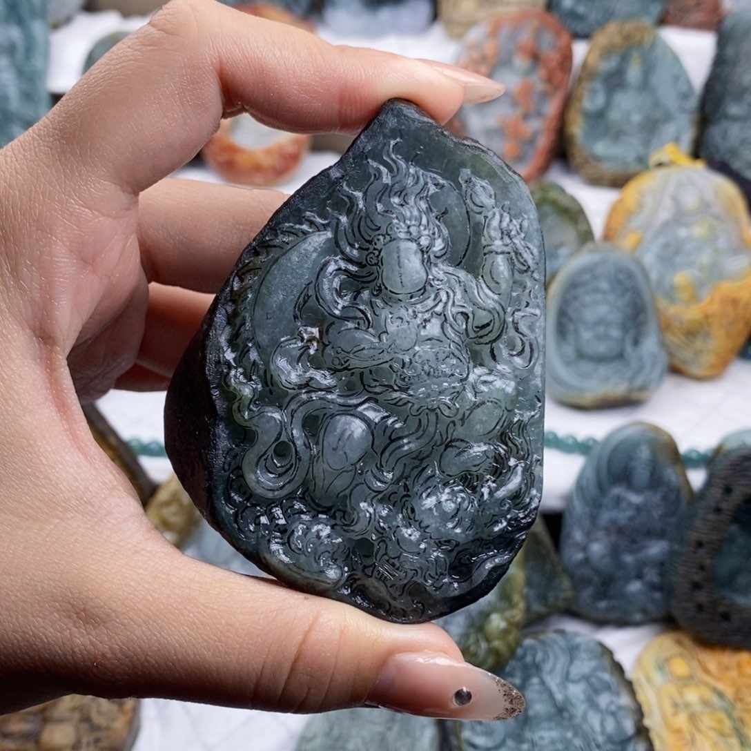 未镶嵌定制翡翠C****c定制挂件专属链接