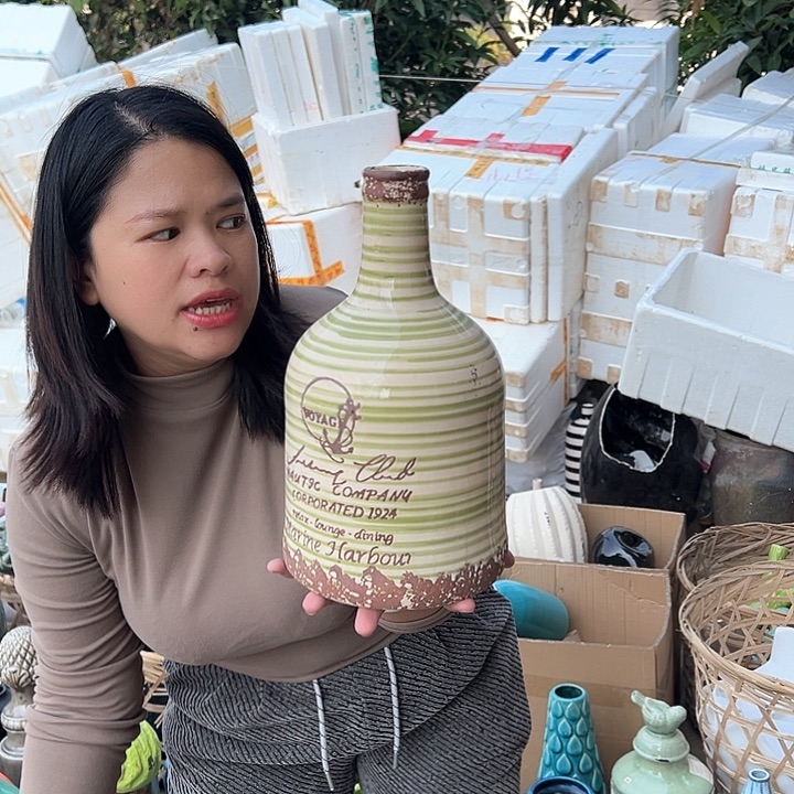 瓶高度30厘米口径4厘米微瑕捡漏