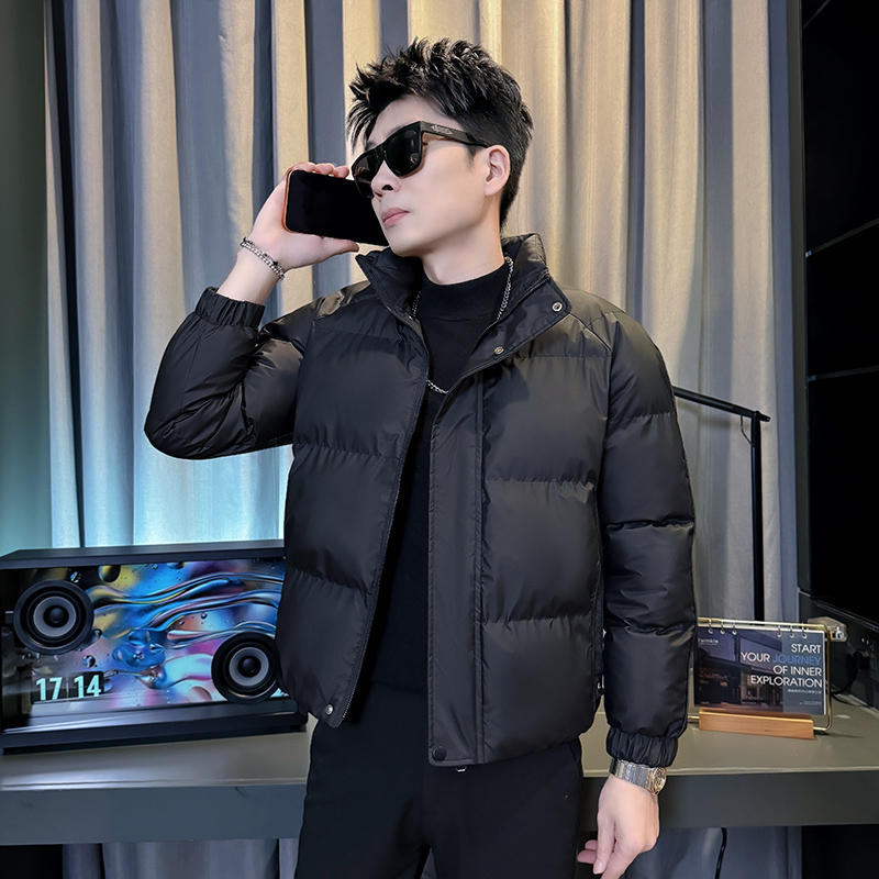 棉服男款冬季2025新款潮牌痞帅保暖袄子修身短款棉衣男装休闲外套