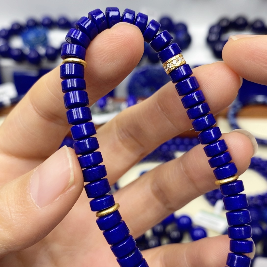 青金石手链未镶嵌