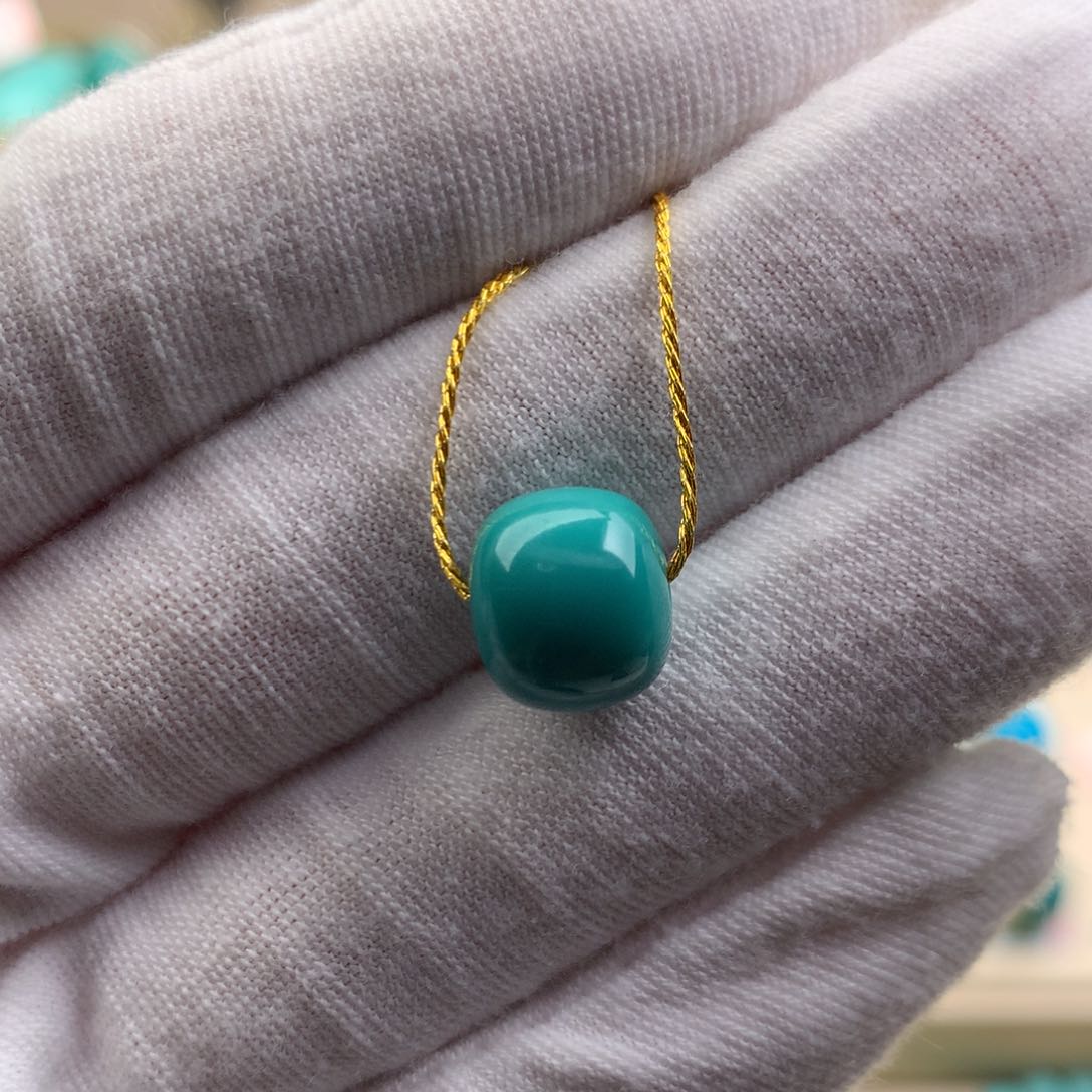 未镶嵌绿松石珠宝奇石阿*，