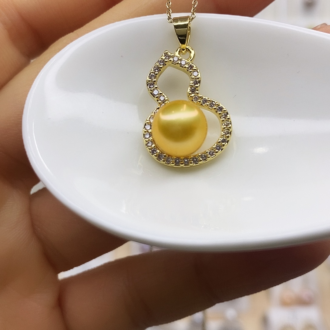 淡水珍珠颈饰合金