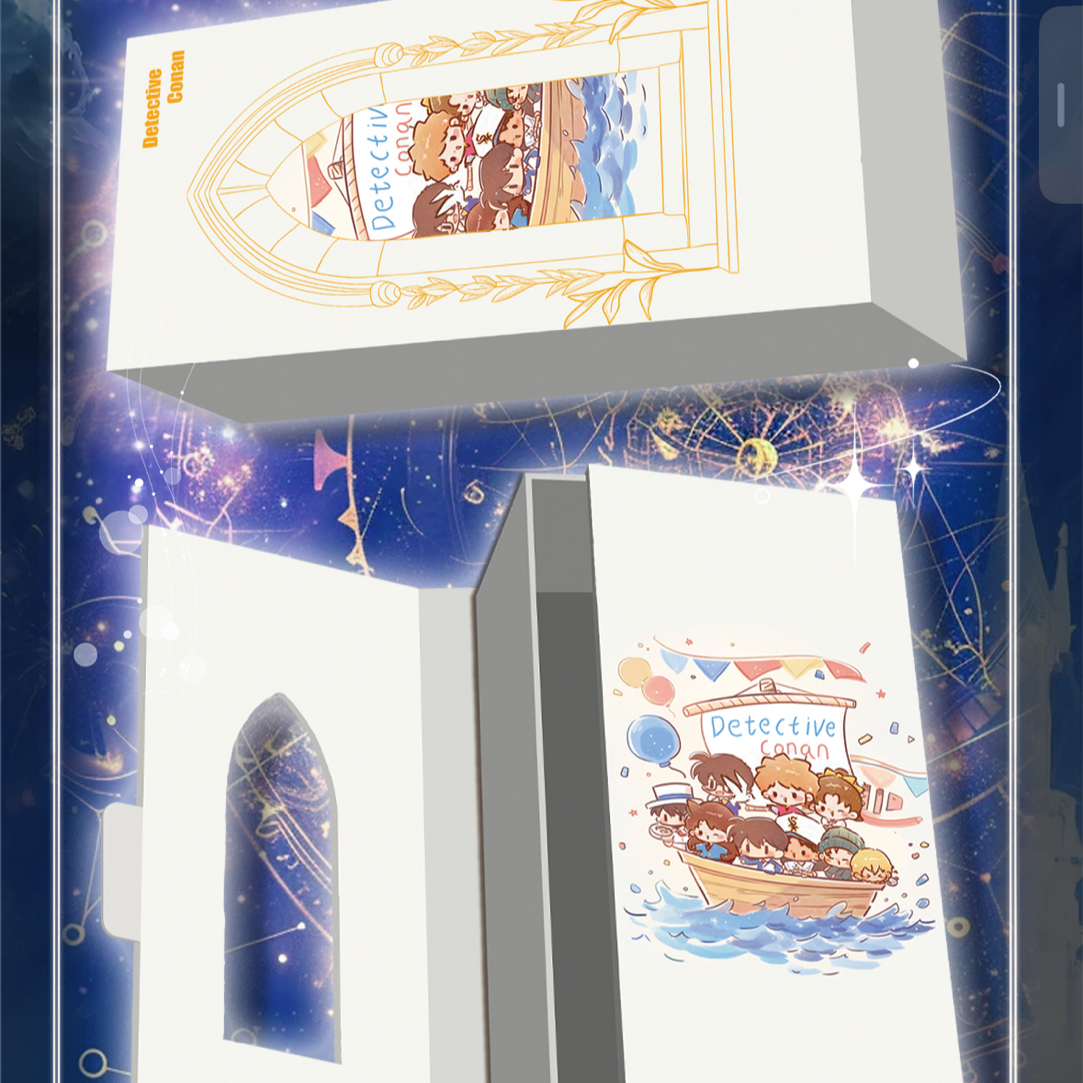 【玩法合集】织梦文创名侦探柯南谜境流光滴胶收藏盲盒（默认代拆）