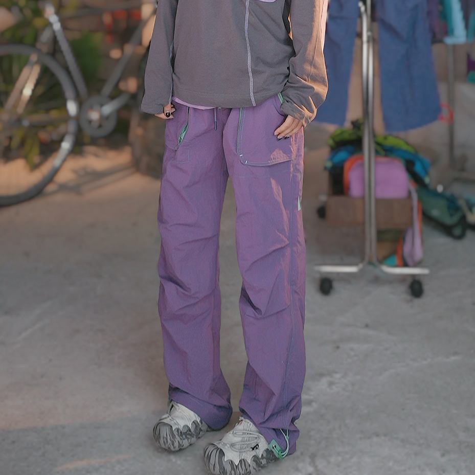 Sports Outdoor 2688-女款秋冬百搭长裤基础抽绳加绒加厚休闲裤