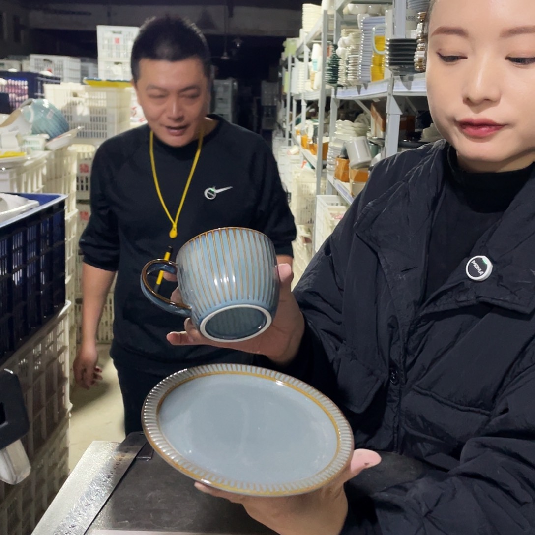 瓷片951             4杯4碟