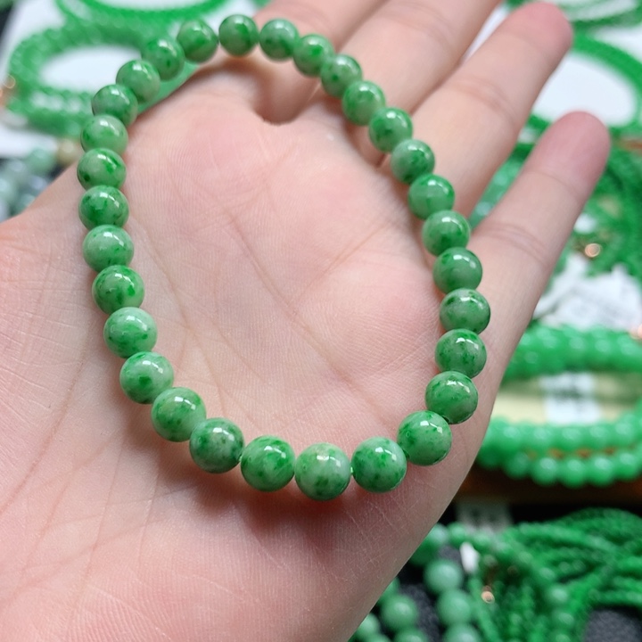 翡翠未镶嵌手链翡翠