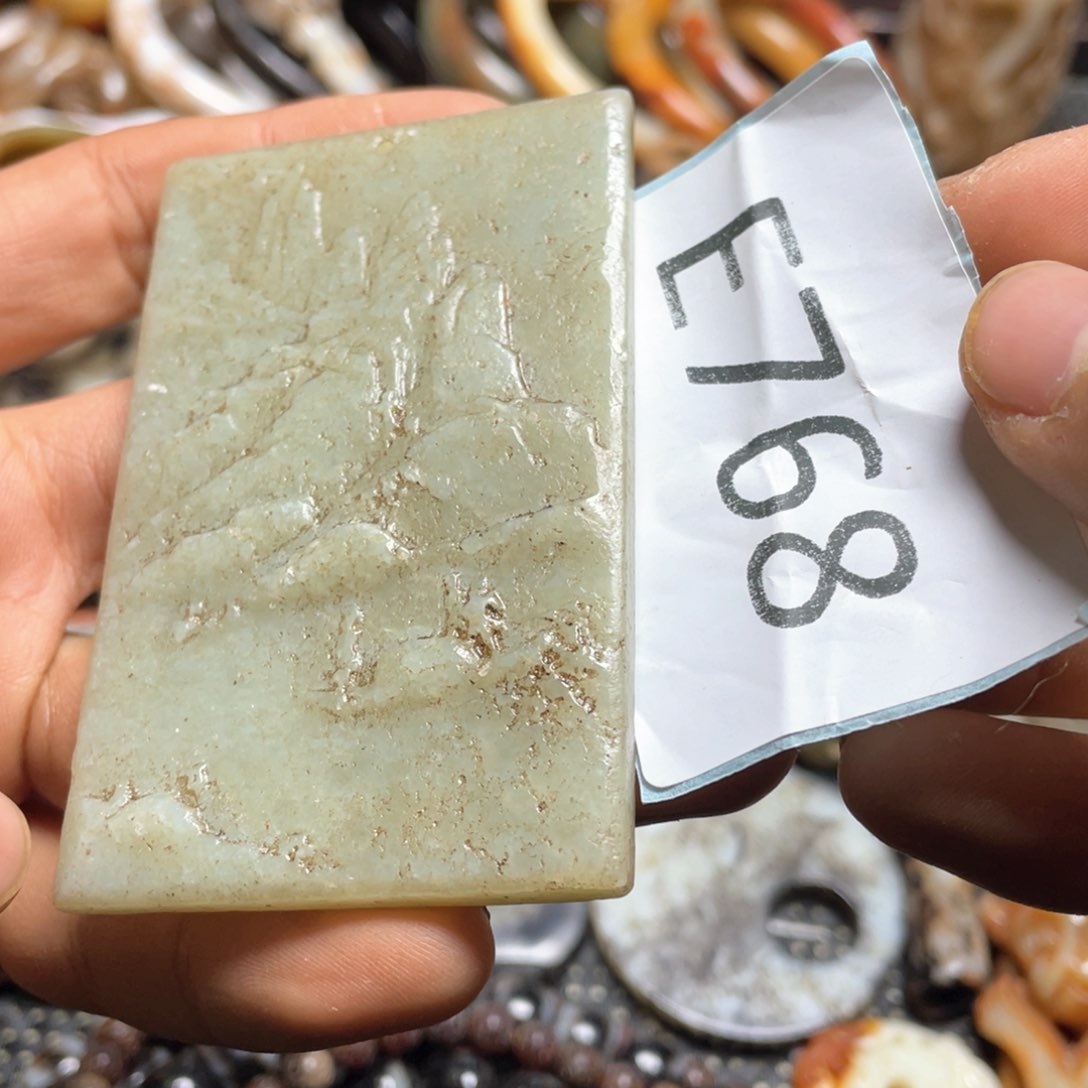 和田玉（糖玉）挂件未镶嵌