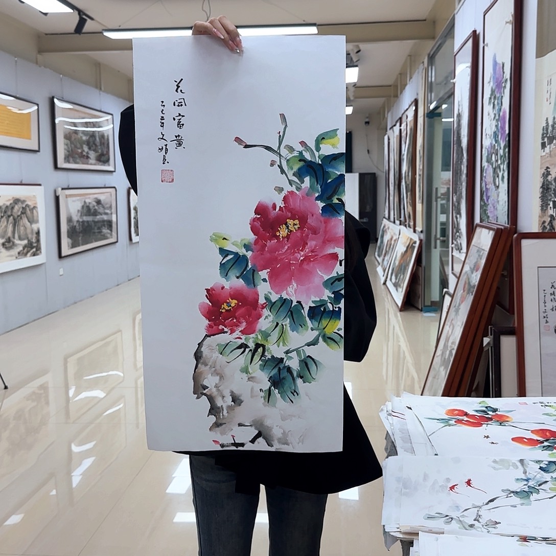 国画国画作品多次