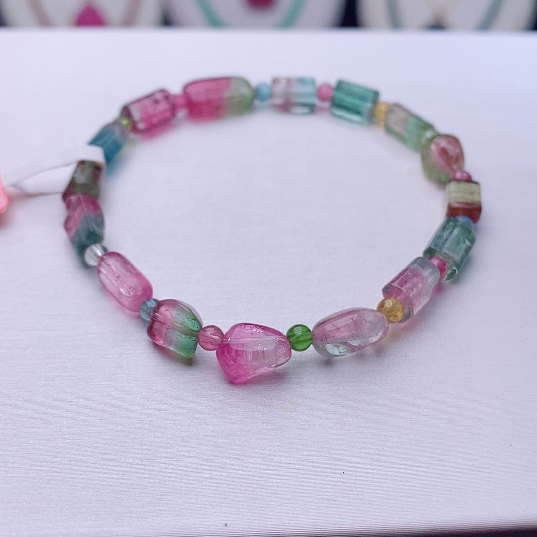 碧玺手链未镶嵌碧玺手链