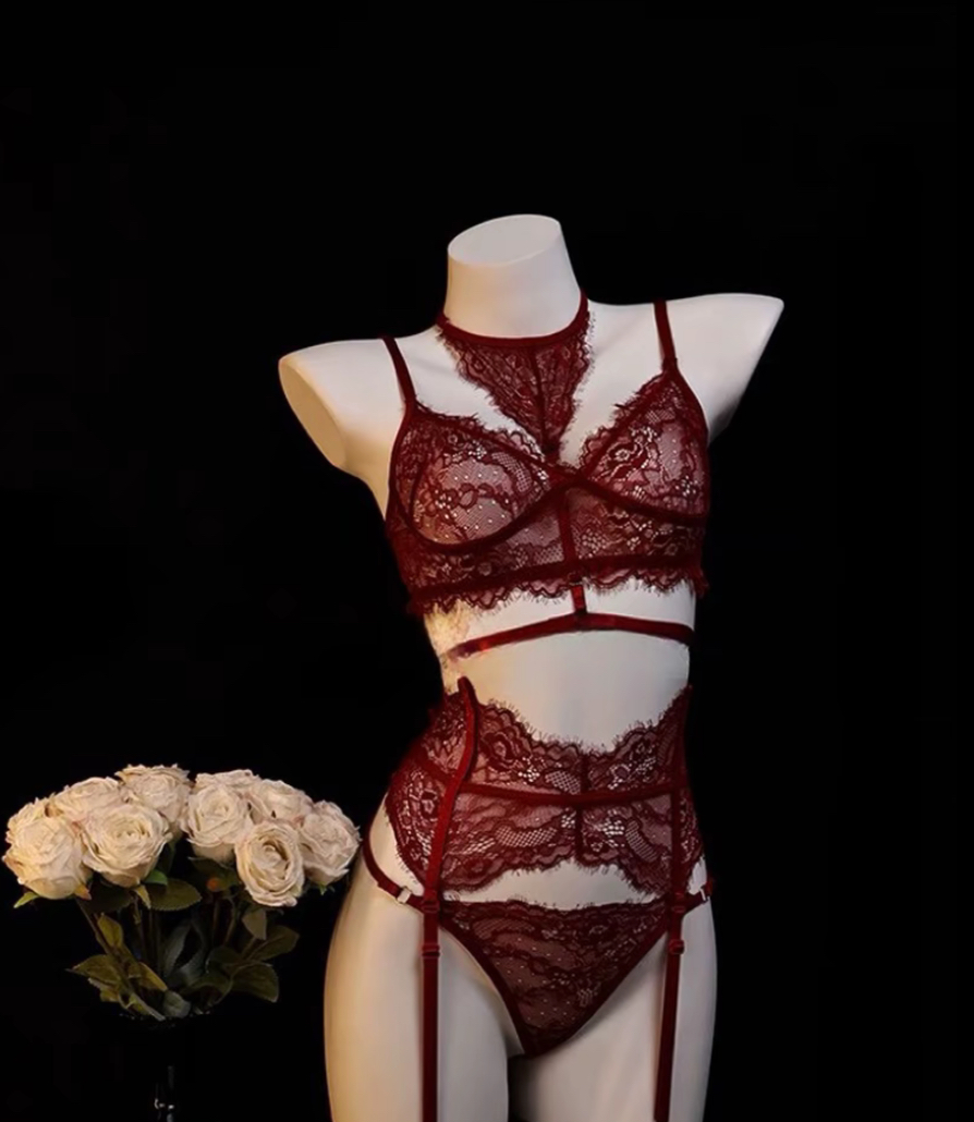 阿梦梦No退no换纯欲复古蕾丝花边 直播间专属