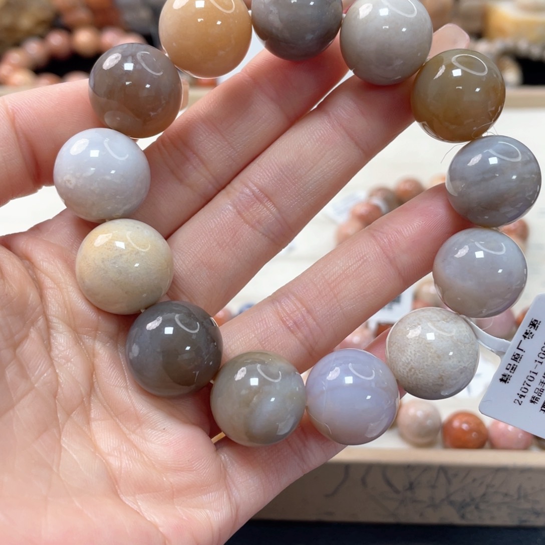 硅化珊瑚（珊瑚玉）手链未镶嵌₍****220