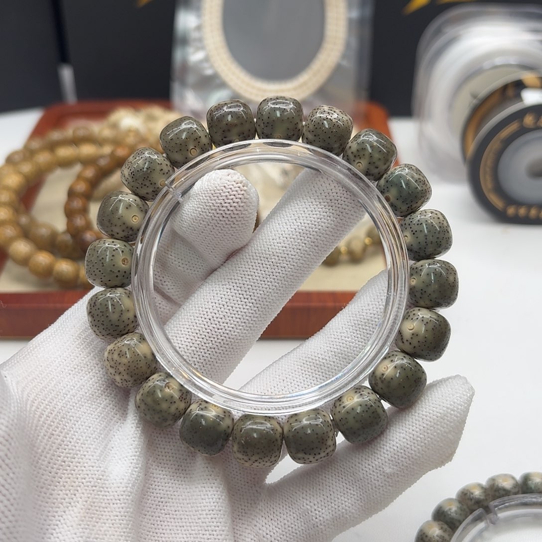 星月菩提吊坠105尊宠糯冰绿幽灵12