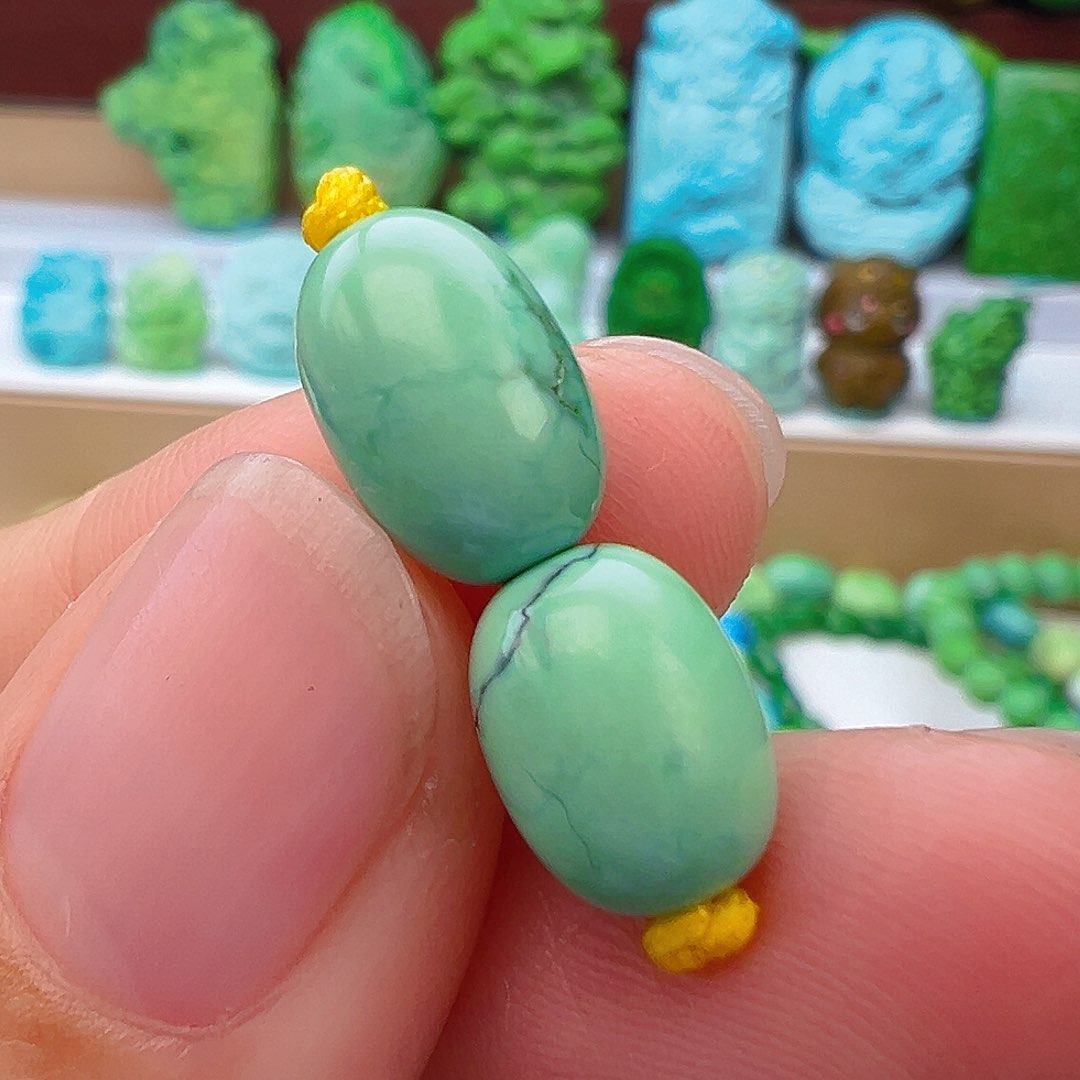 未镶嵌绿松石项链