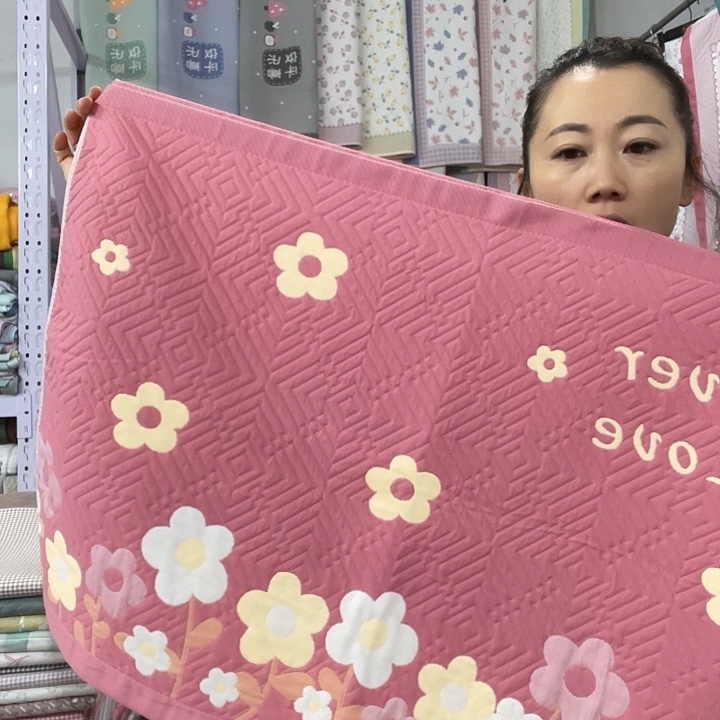 棉特价促销粉色字母花