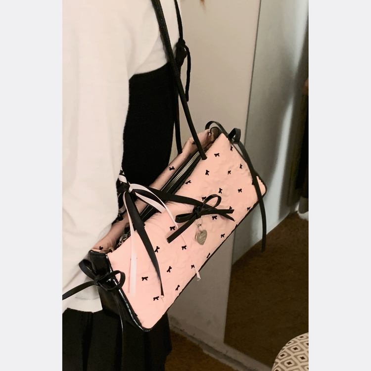 【里度】2025新款小众高级感腋下通勤女少女风时尚双肩书包女