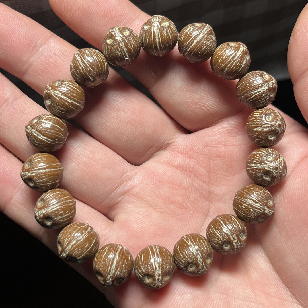 白云甄选紫金鼠经典「小钢炮」，高油高密近实心原皮手串，尺寸12+