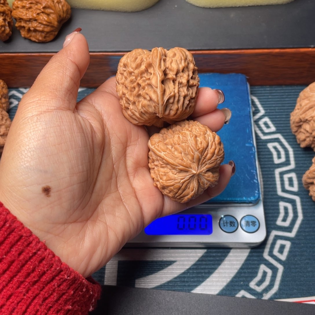 【闪购商品】文玩核桃把件路****e门墩42