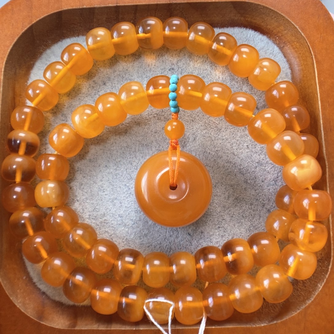 蜜蜡未镶嵌手串蜜蜡