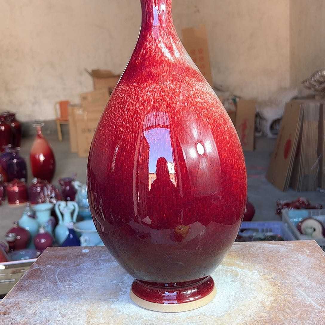 摆件郑家钧窑摆件微