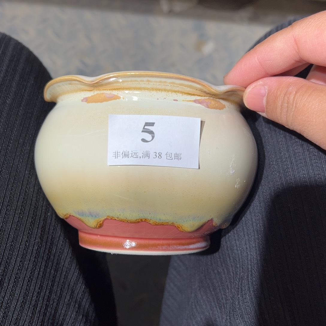 红陶口8 景德镇手工花盆