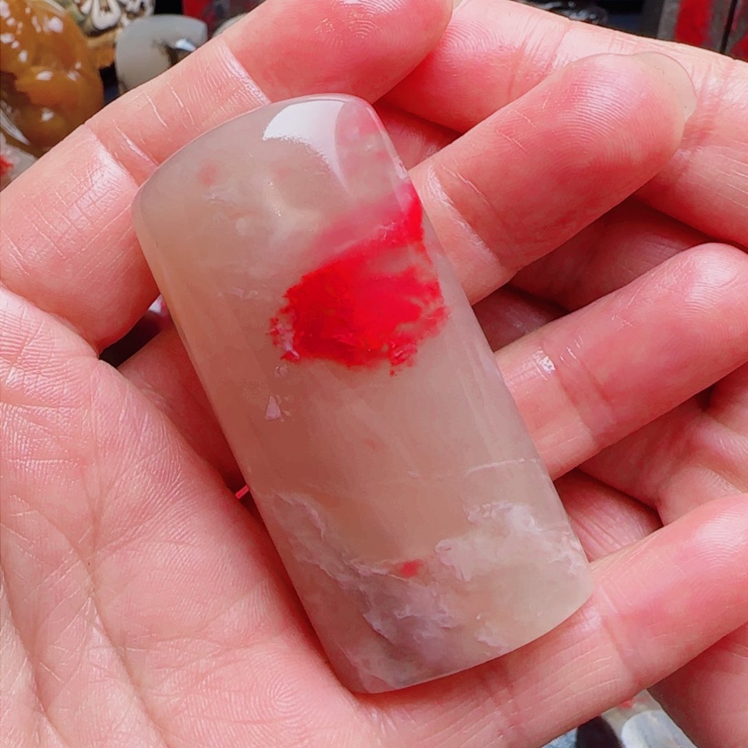 巴林鸡血石关**马巴林鸡血石