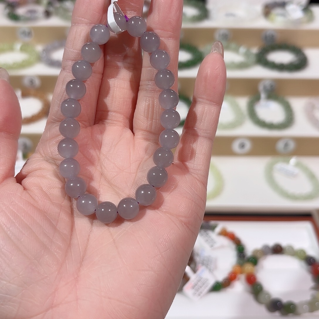 和田玉手链未镶嵌V