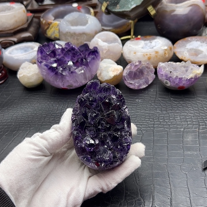 水晶未镶嵌珠宝半成品