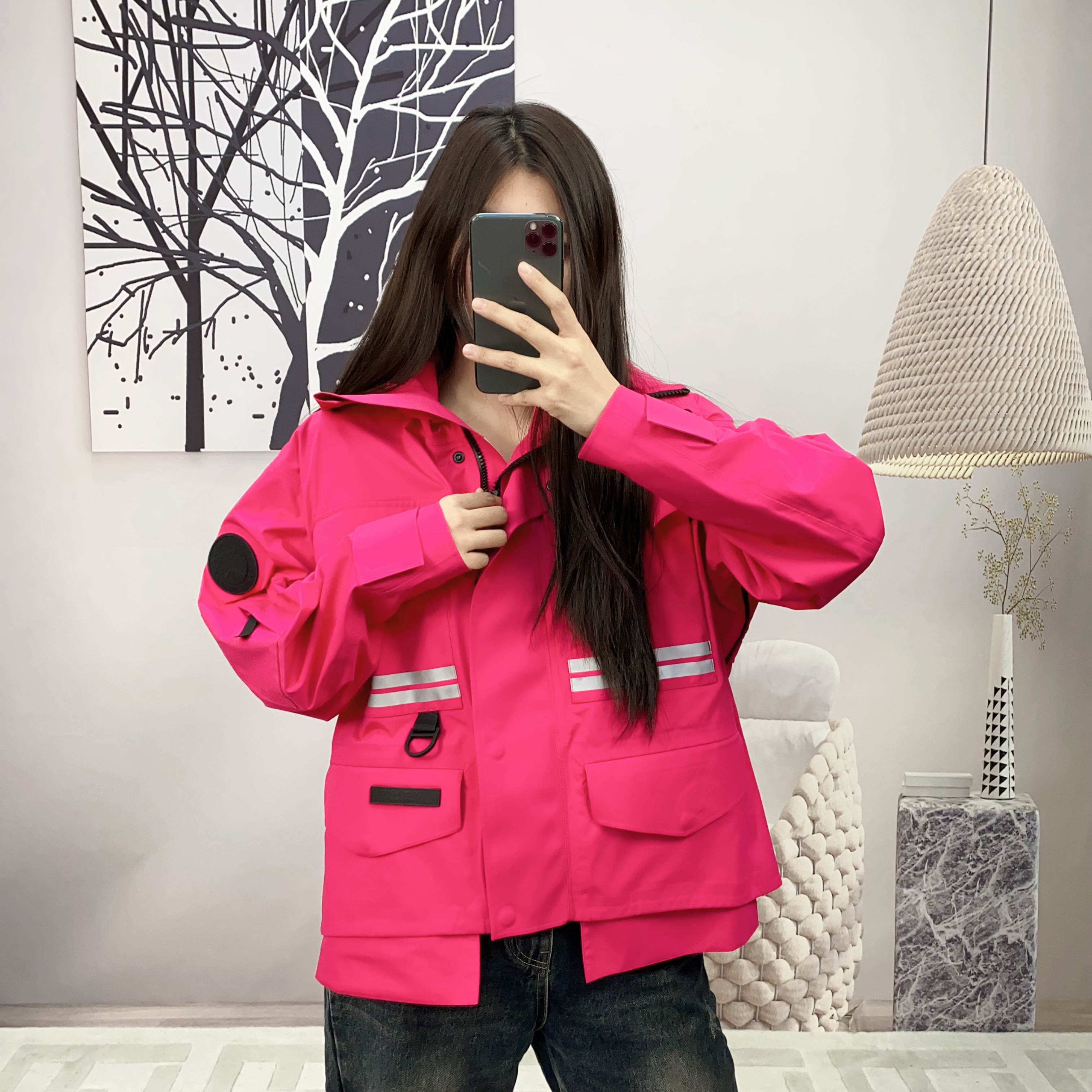 95新 加拿大鹅 麦殿/女版短款羽绒服xs码/240314GWY9W01