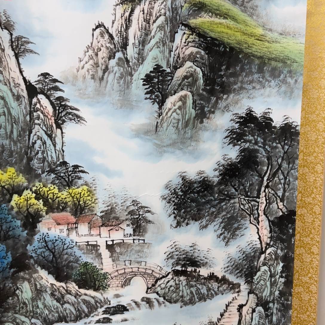 QA原创山水作品！带证书！限购一单 