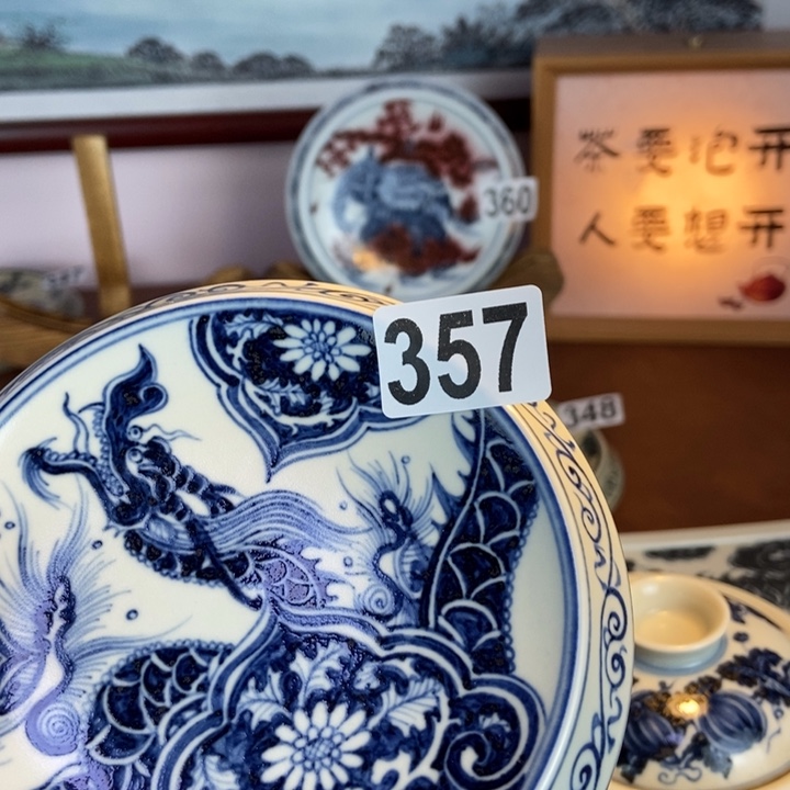 觀***·瓷片手工手绘手工制作