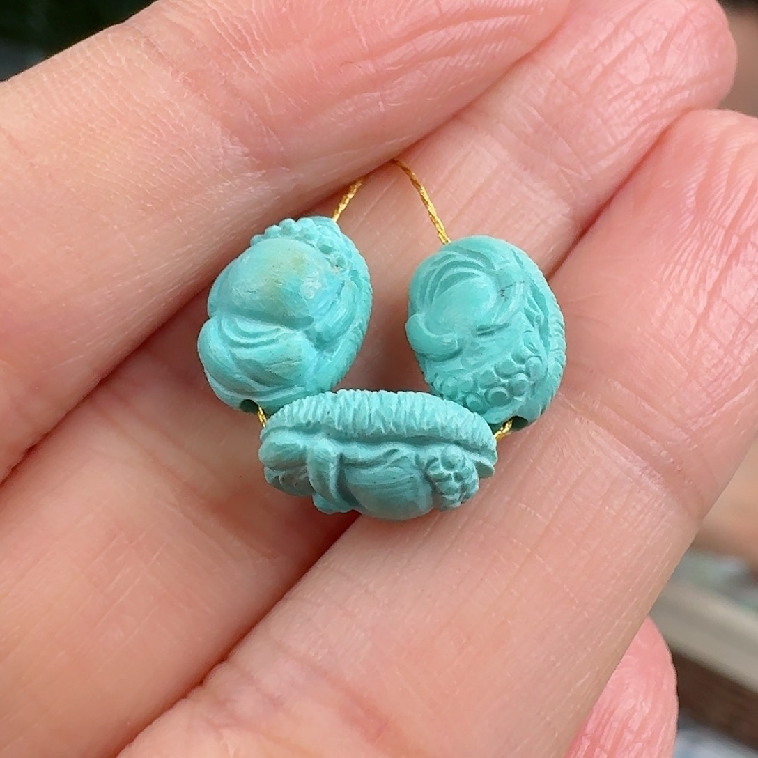 绿松石珠宝奇石未镶嵌