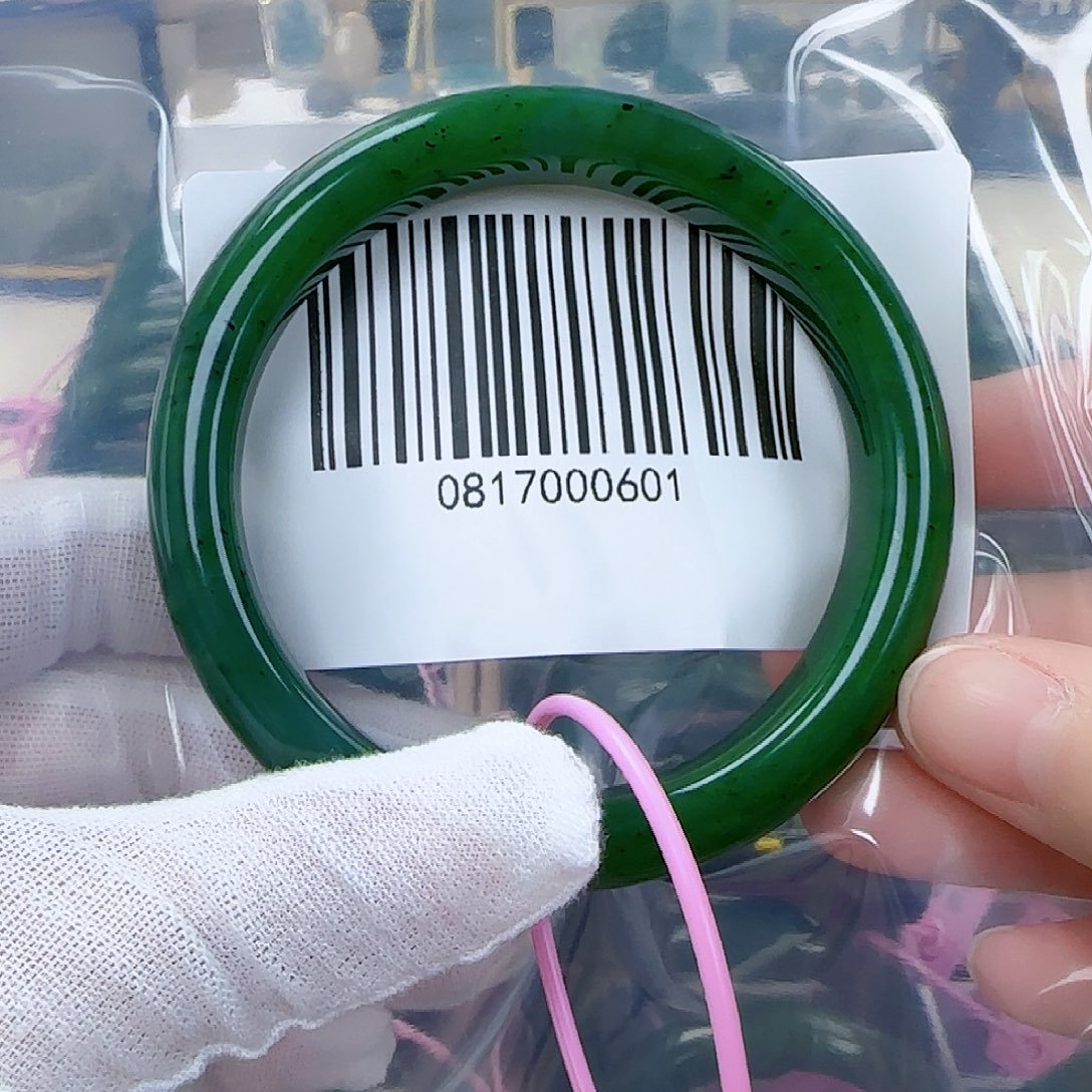 和田玉（碧玉）手镯未镶嵌5960