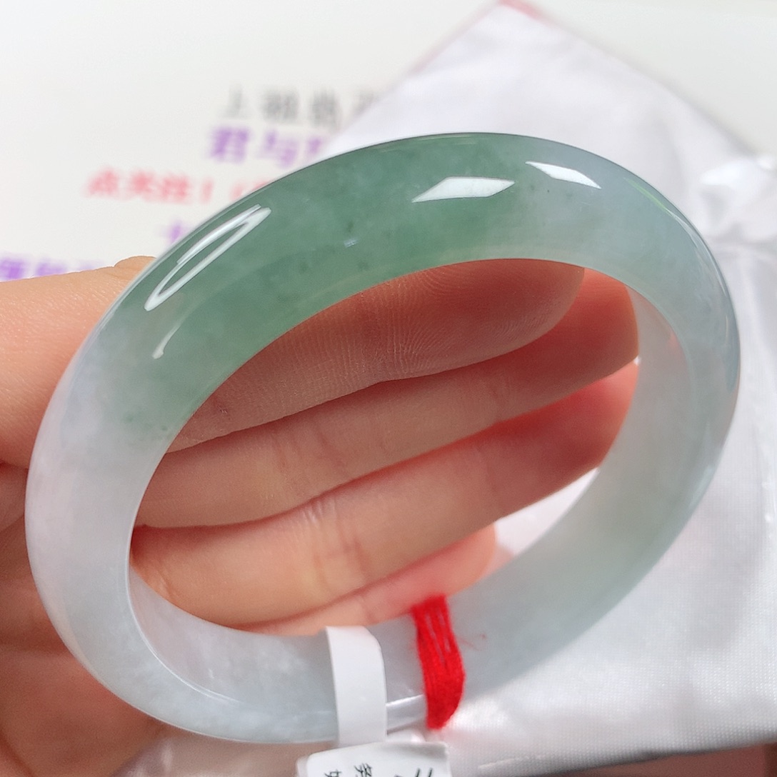 翡翠手镯未镶嵌 正圈①①③清仓