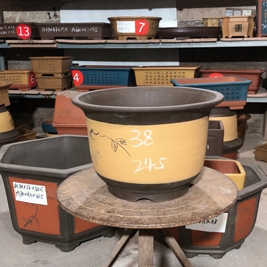 紫砂紫砂花盆包邮