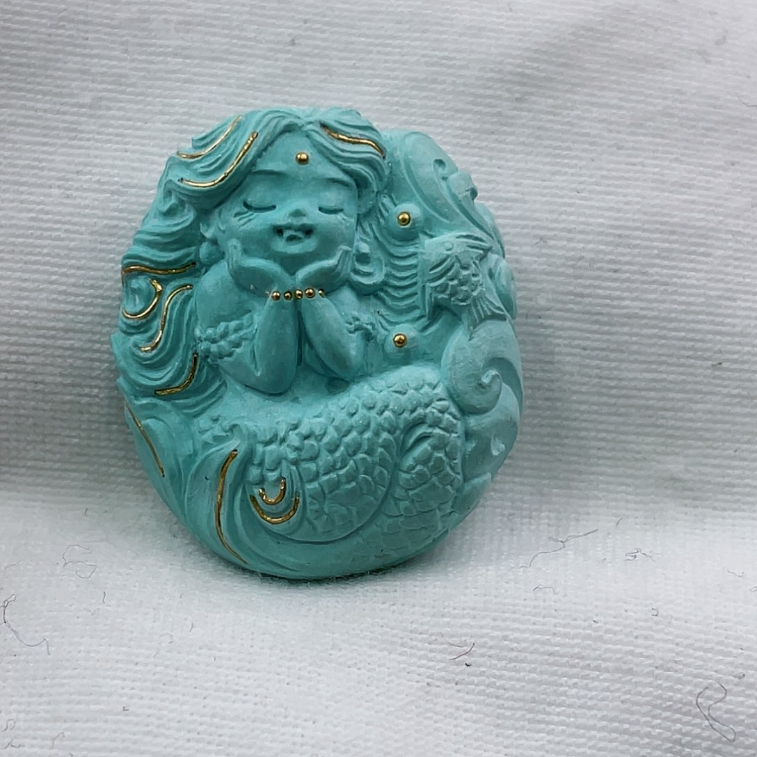 绿松石未镶嵌珠宝半成品