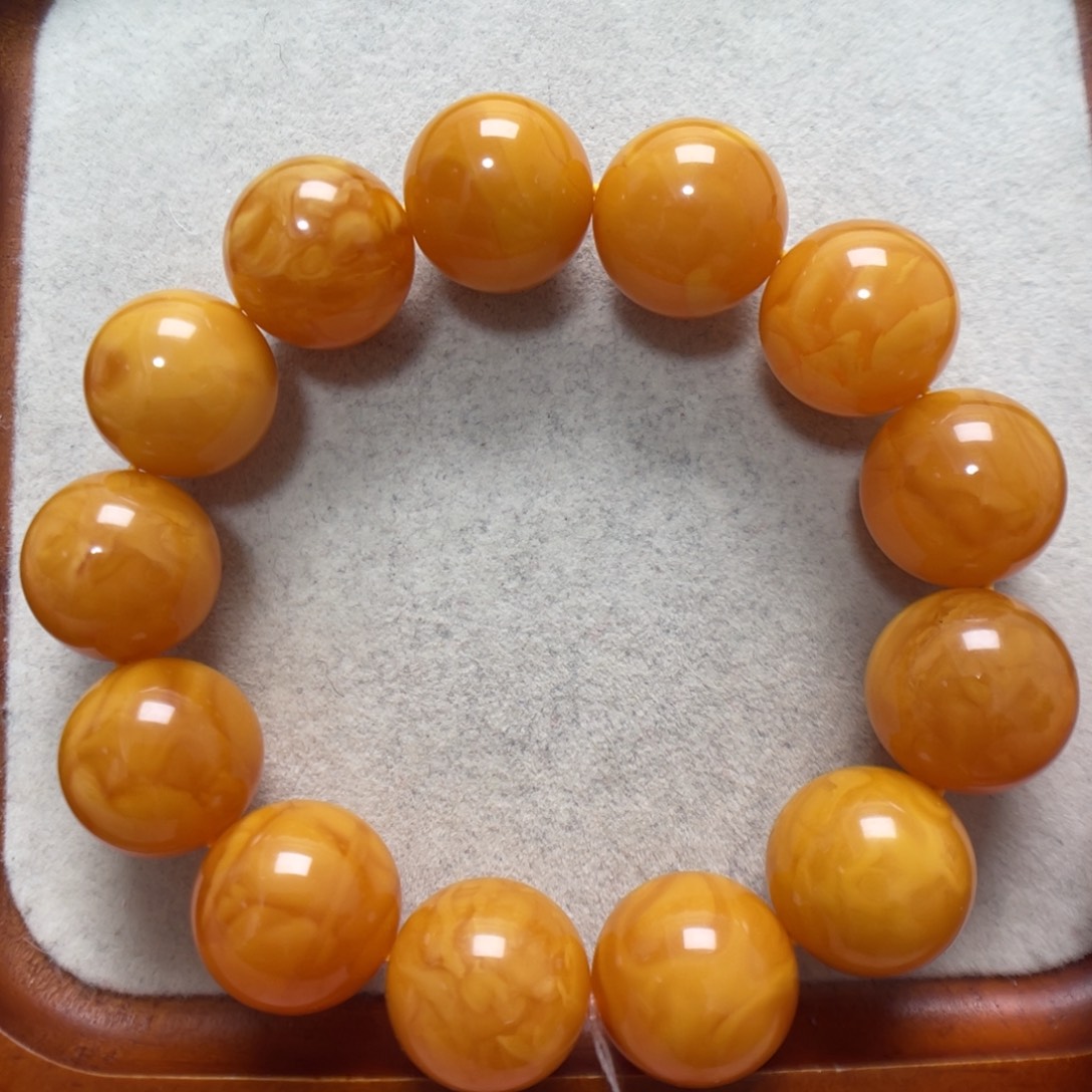 蜜蜡未镶嵌手串蜜蜡