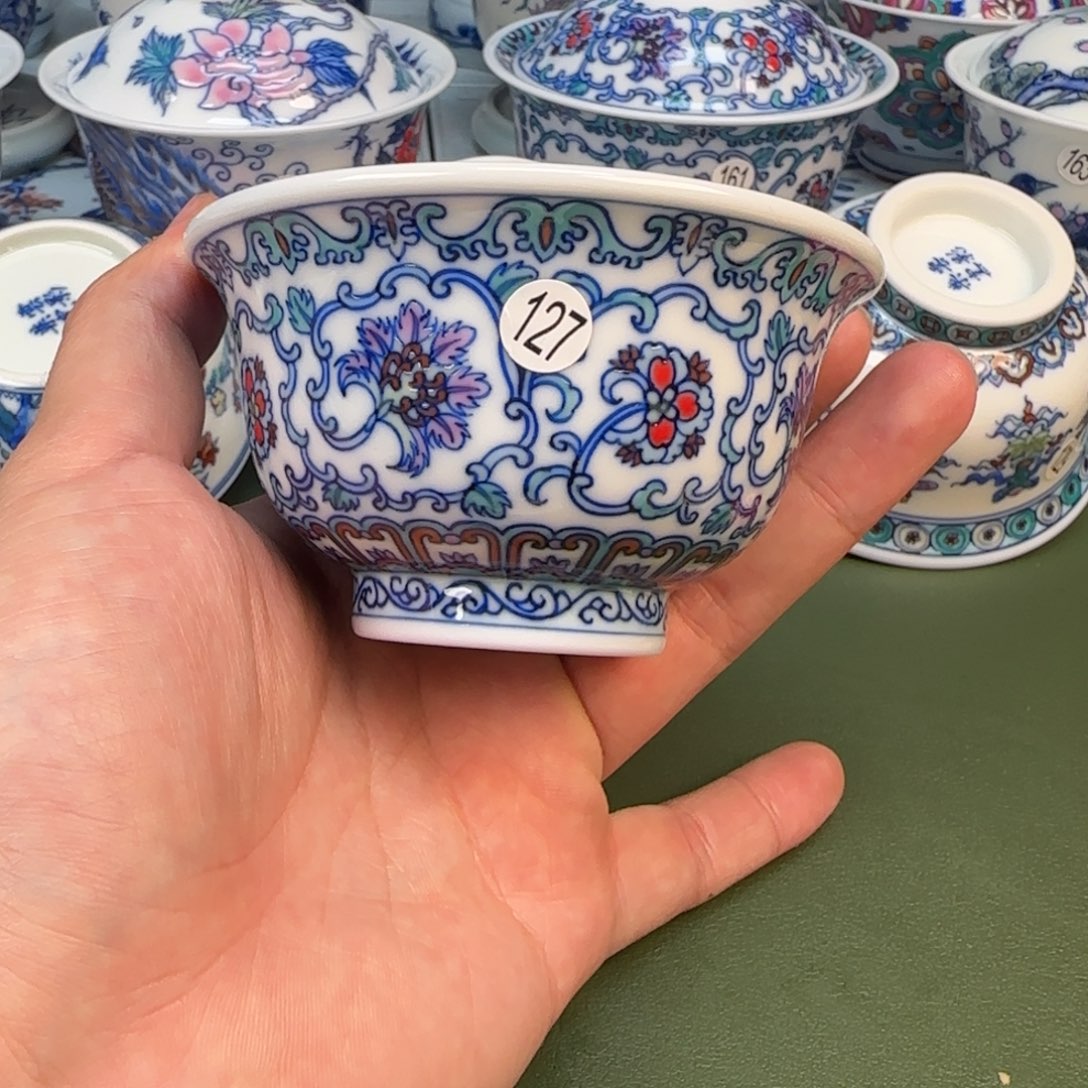 彦祖纯手工手绘茶具127