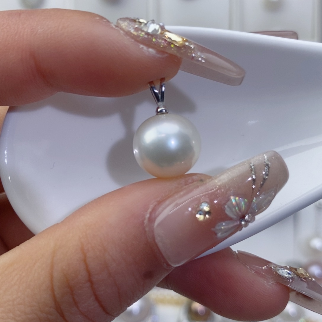 淡水珍珠颈饰银S925镶嵌